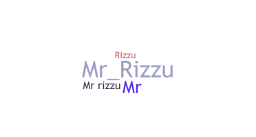 الاسم المستعار - MrRizzu