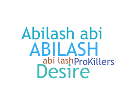 الاسم المستعار - Abilash