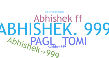 الاسم المستعار - Abhishek999