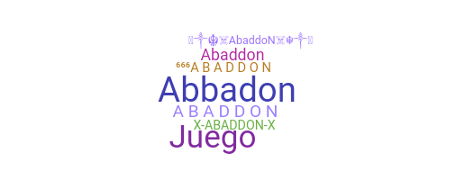 الاسم المستعار - ABADDON
