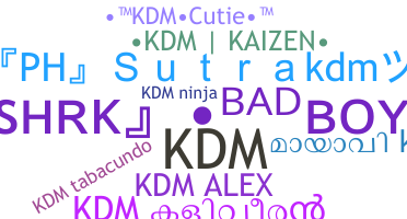 الاسم المستعار - kdm