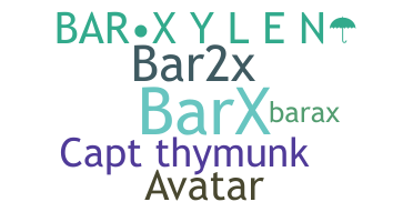 الاسم المستعار - Barx