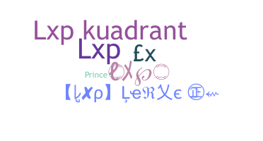 الاسم المستعار - LXP