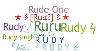 الاسم المستعار - Rudy