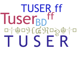 الاسم المستعار - Tuser