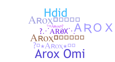 الاسم المستعار - Arox
