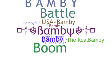 الاسم المستعار - Bamby