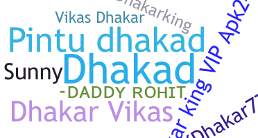 الاسم المستعار - Dhakar
