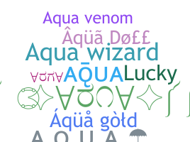 الاسم المستعار - Aqua