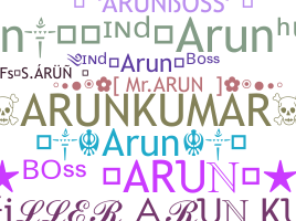 الاسم المستعار - Arunkumar