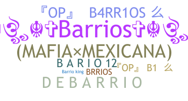 الاسم المستعار - Barrios