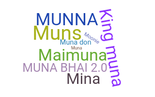 الاسم المستعار - mUnA