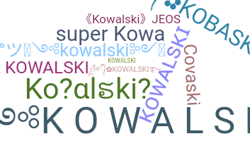 الاسم المستعار - Kowalski