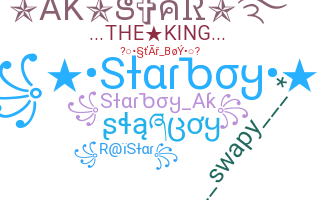 الاسم المستعار - StarBoy