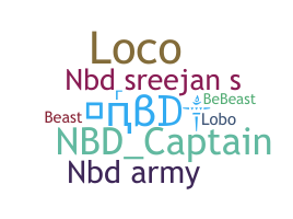 الاسم المستعار - NBD