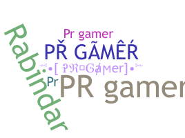 الاسم المستعار - Prgamer