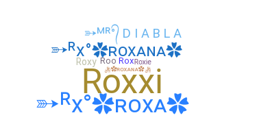 الاسم المستعار - Roxana