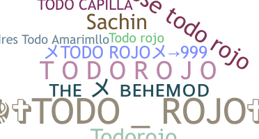 الاسم المستعار - TodoRojo