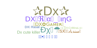 الاسم المستعار - DX