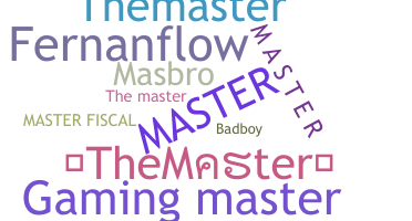 الاسم المستعار - TheMaster