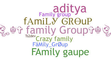 الاسم المستعار - FamilyGroup