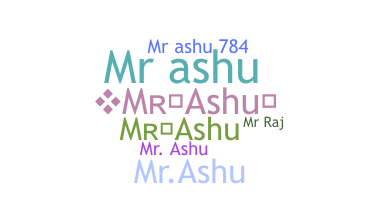 الاسم المستعار - MrAshu