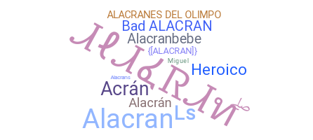 الاسم المستعار - alacran