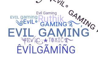 الاسم المستعار - EvilGaming