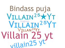 الاسم المستعار - Villain25yt
