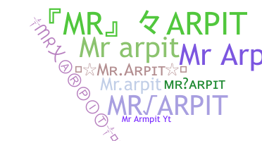 الاسم المستعار - MrArpit