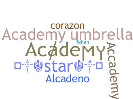 الاسم المستعار - academy