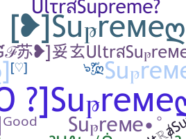 الاسم المستعار - UltraSupreme