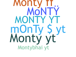 الاسم المستعار - MontyYT