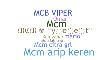 الاسم المستعار - MCM