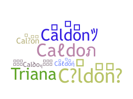 الاسم المستعار - Caldon