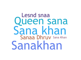 الاسم المستعار - sanakhan