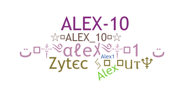 الاسم المستعار - alex1
