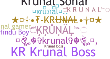 الاسم المستعار - krunal