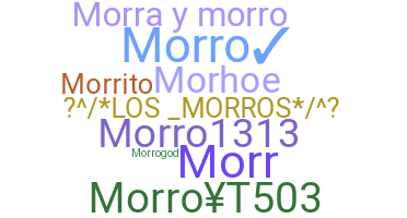 الاسم المستعار - Morro