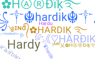 الاسم المستعار - Hardik