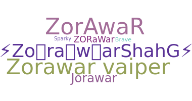 الاسم المستعار - Zorawar