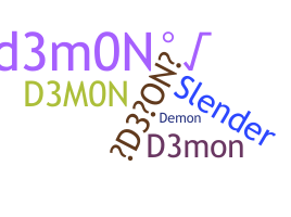الاسم المستعار - D3MON