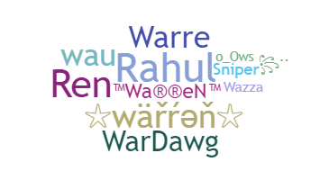الاسم المستعار - Warren