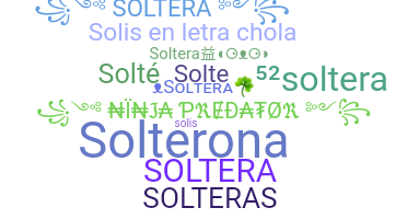 الاسم المستعار - Soltera