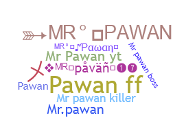 الاسم المستعار - MRPAWAN