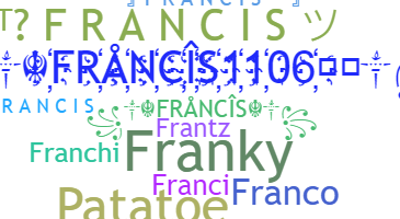 الاسم المستعار - Francis