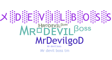 الاسم المستعار - MrDEVILboss