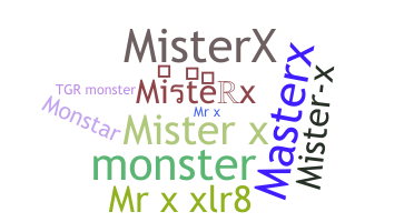 الاسم المستعار - misterx