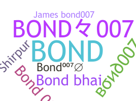 الاسم المستعار - bond007