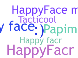 الاسم المستعار - happyface